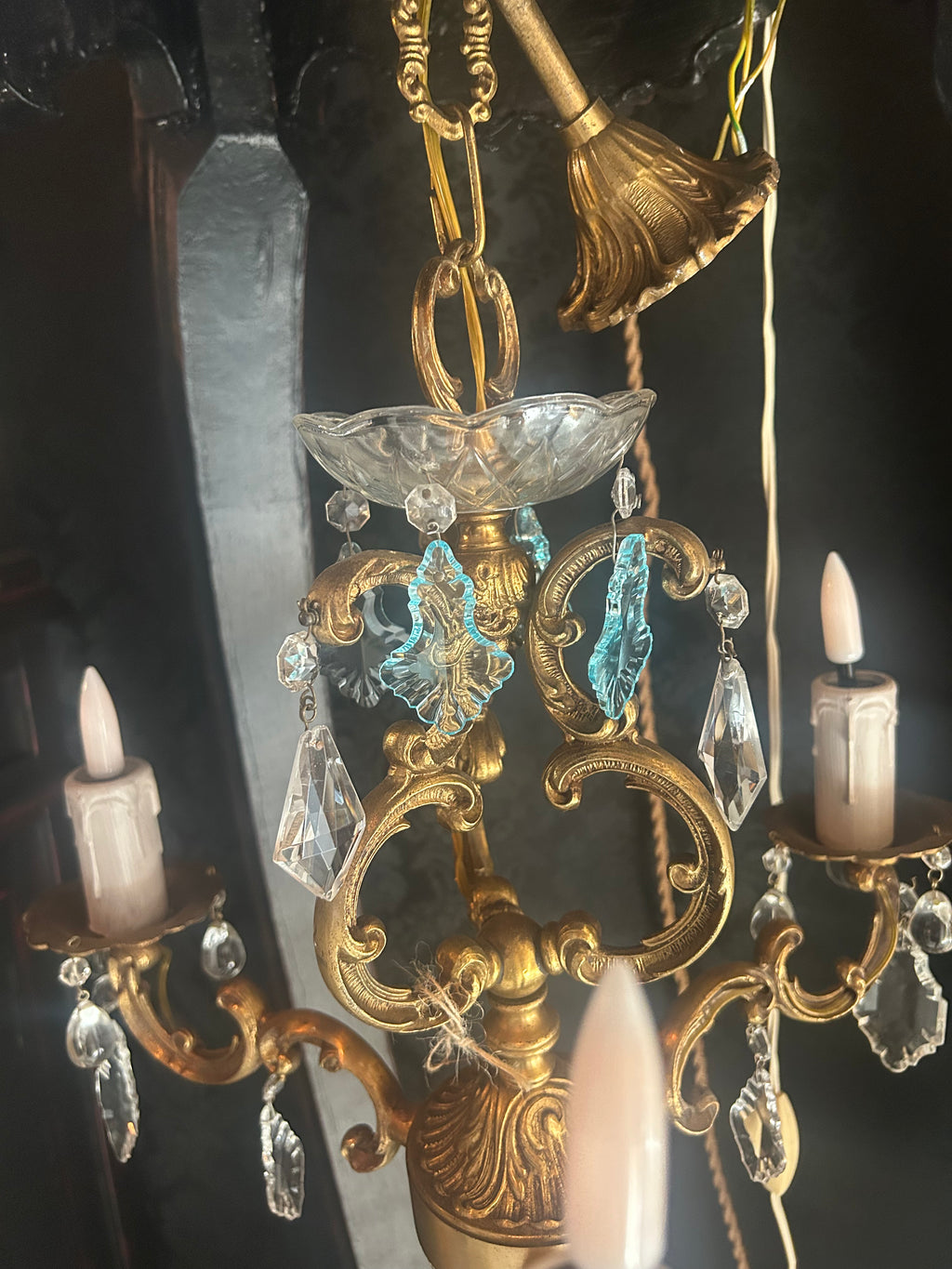 Lustre à trois lumières