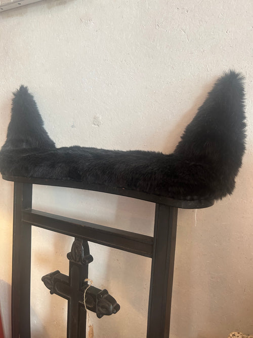 Chaise prie-dieu personnalisé félin
