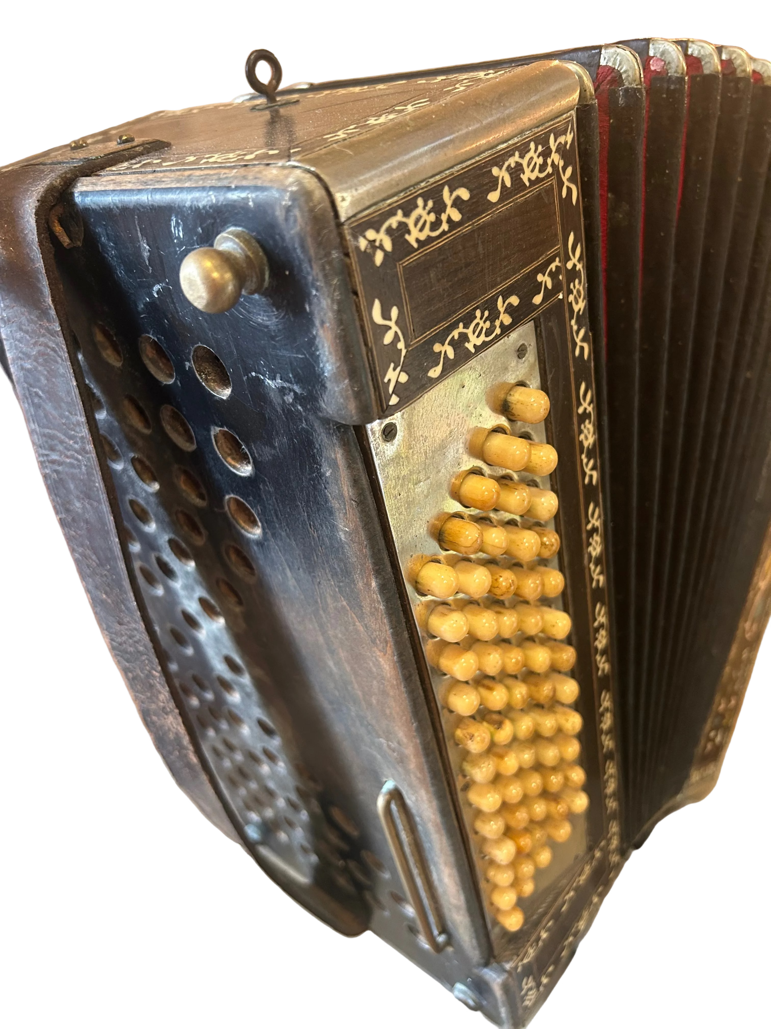 accordeon ancien touches en corne