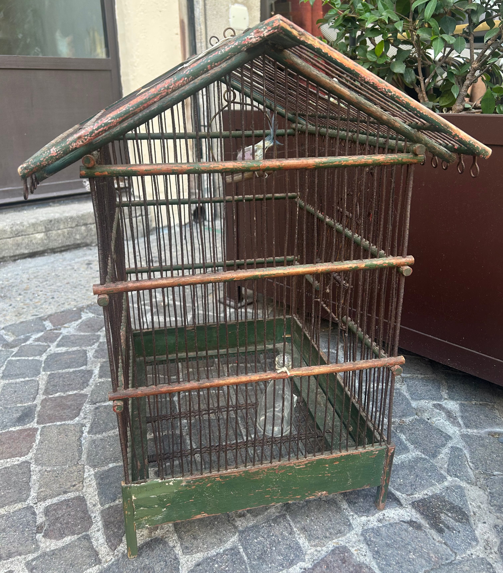 cage à oiseaux d'époque XIXe
