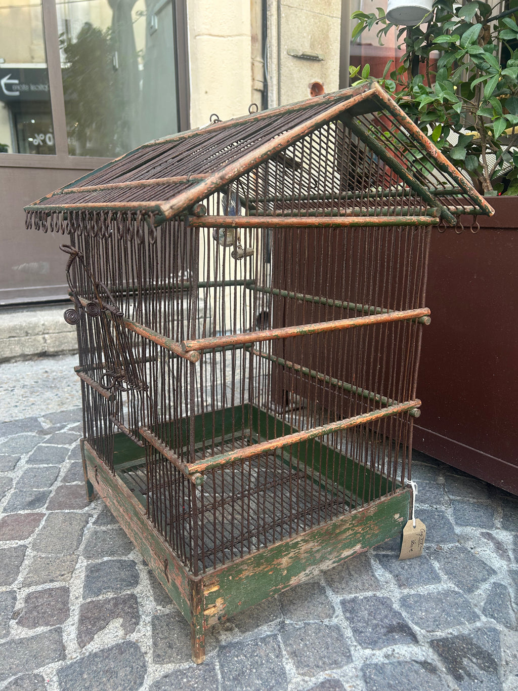 cage à oiseaux d'époque XIXe