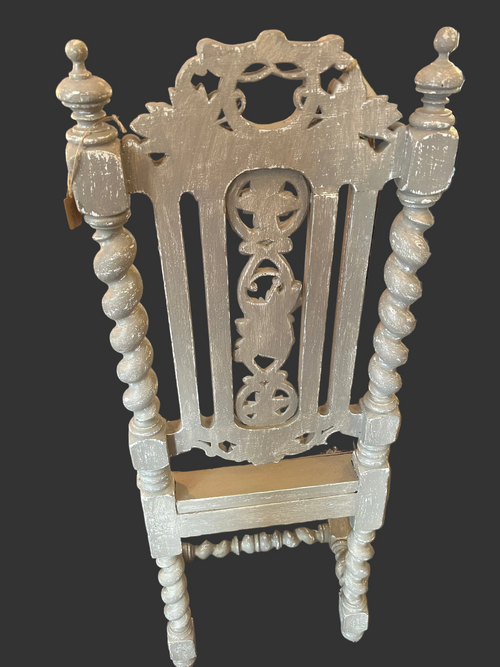 chaise henri II patinée