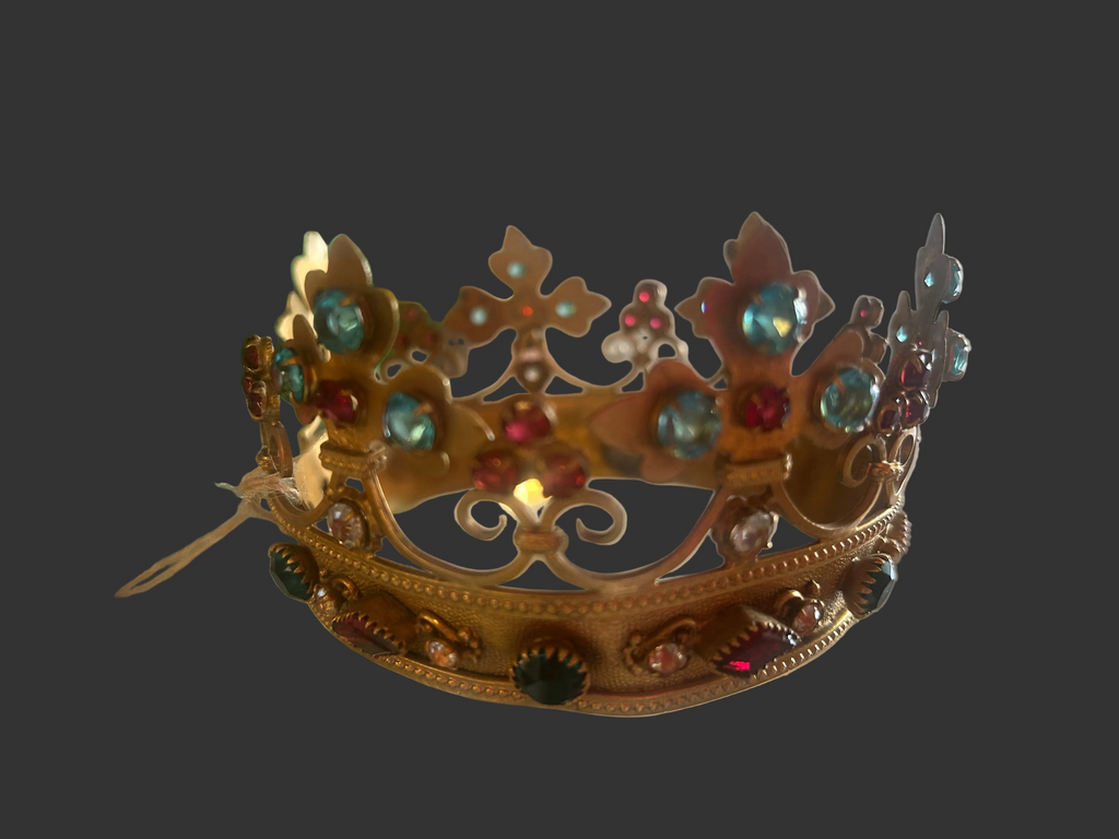 couronne statuette vierge