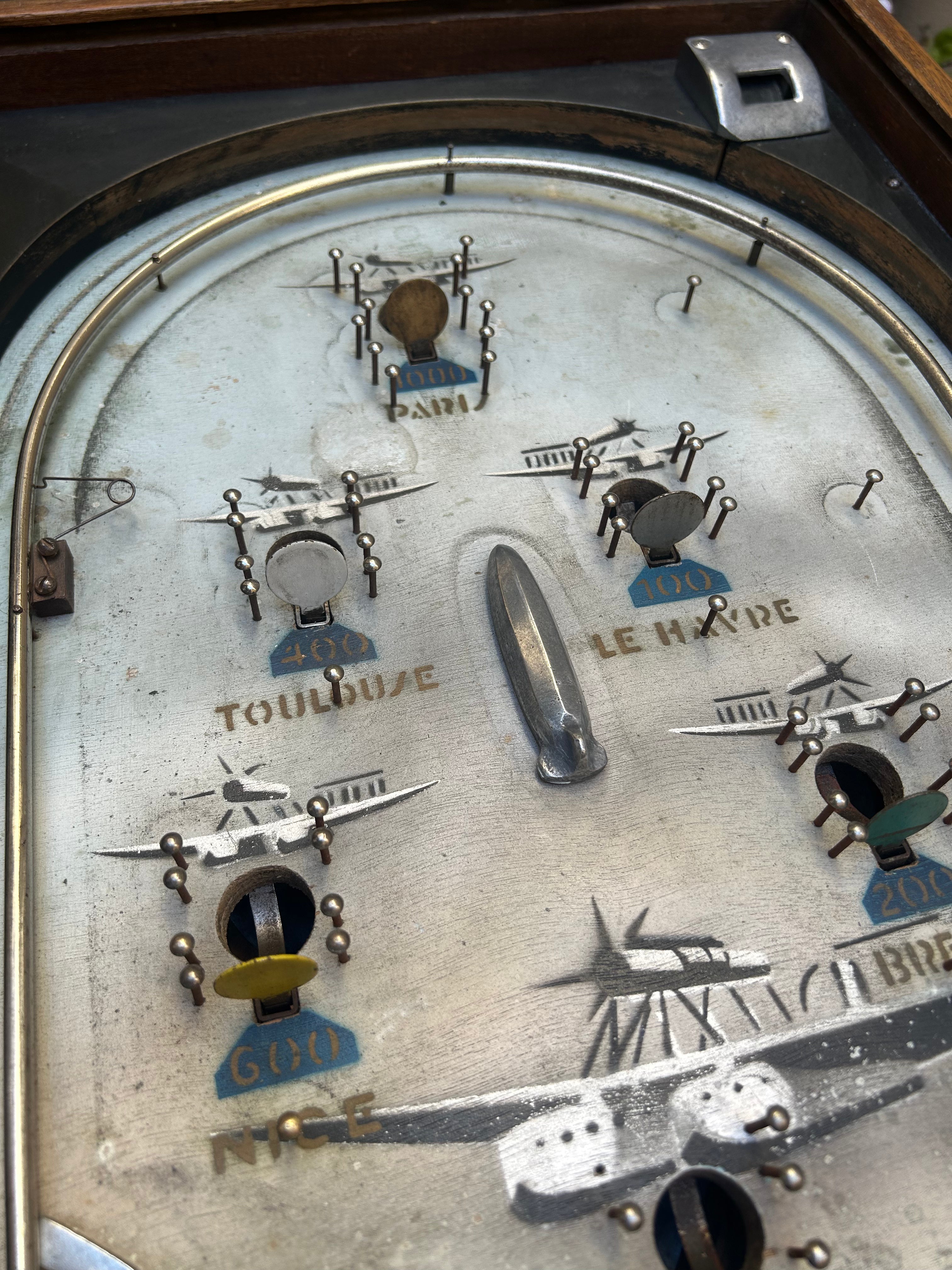 ancien flipper mécanique Aéro Golf 1934