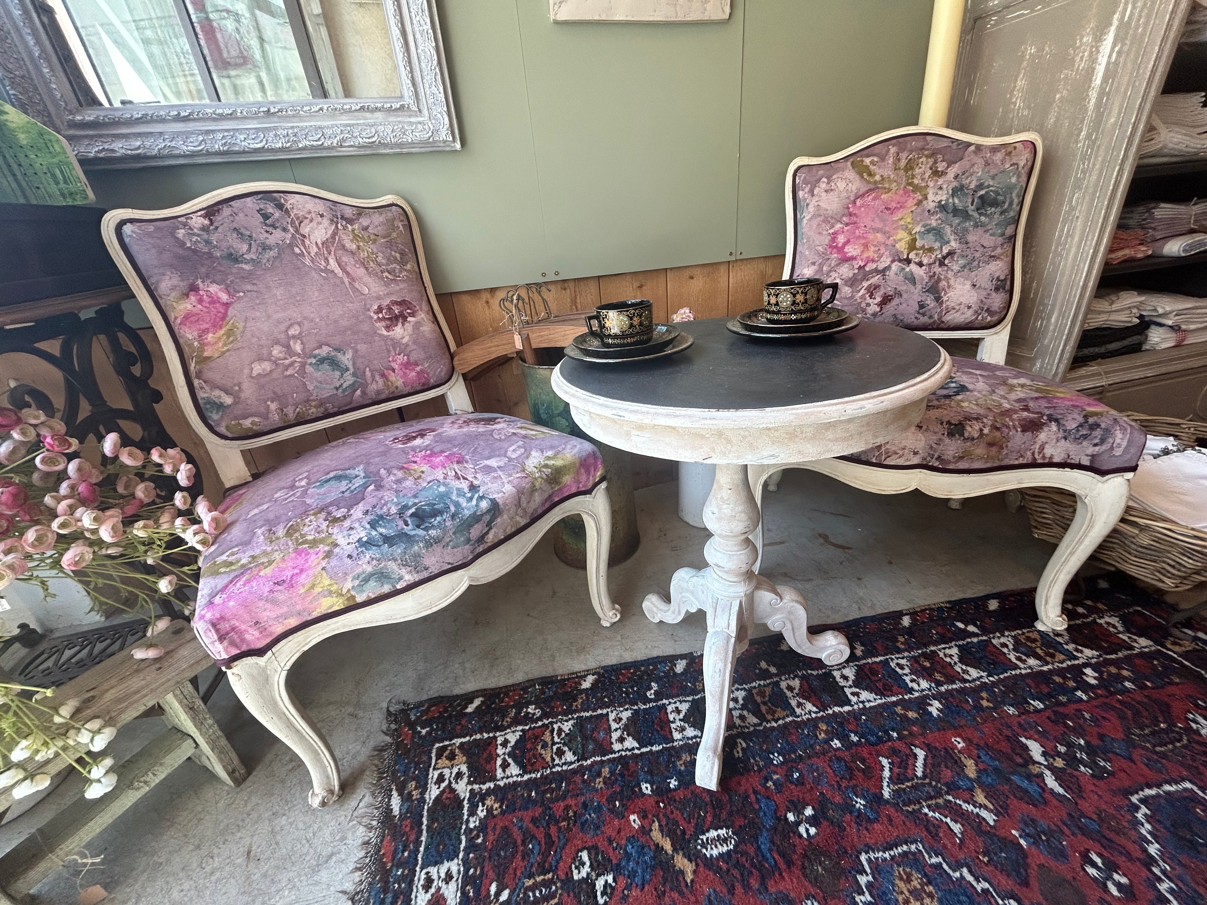 fauteuils louis XV refaits