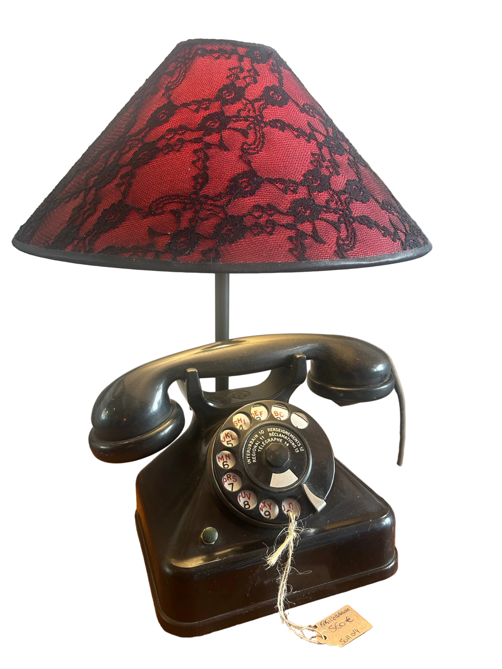 téléphone monté en lampe kiki l eclaireur